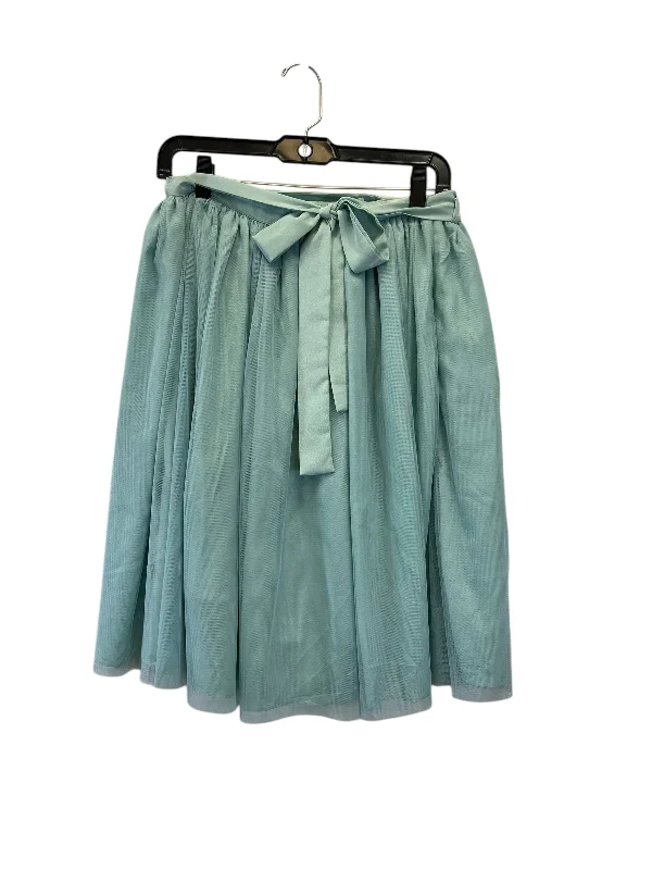 Skirt Maxi By Comme Toi In Green, Size: L